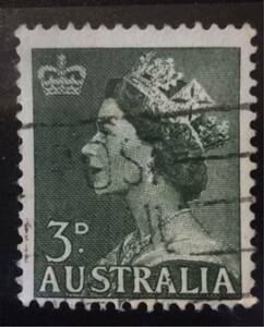 オーストラリア切手★女王エリザベス2世 1953年