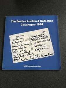 The Beatles Auction & Collection Catalogue 1991/　ビートルズ オークション コレクション カタログ