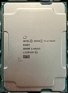 Intel Xeon Platinum 8360Y SRKHF 36C 2.4GHz 3.1/3.5GHz 54MB 250W LGA4189 DDR4-3200