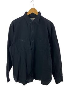 Buzz Rickson’s◆長袖シャツ/17/コットン/BLACK CHAMBRAY WORK SHIRTS//