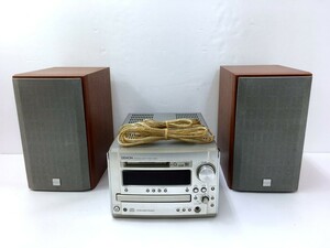 ●【同梱不可】【2個口】【80】【100】中古品 DENON D-ME33 セットコンポ スピーカーペア アンプ セット