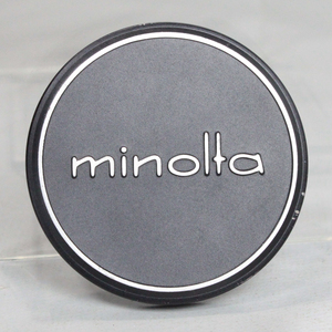 031494 【良品 ミノルタ】 minolta 内径 57mm (フィルター径 55mm)かぶせ式 メタルレンズキャップ 