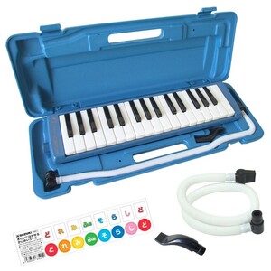 HOHNER MELODICA STUDENT32 BLUE 鍵盤ハーモニカ＆スペア用吹き口セット 【どれみシールプレゼント】