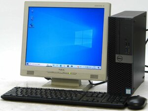 DELL Optiplex 7050-7700SF ■ 15インチ 液晶セット ■ i7-7700/DVDマルチ/第7世代/省スペース/Windows10 デスクトップ