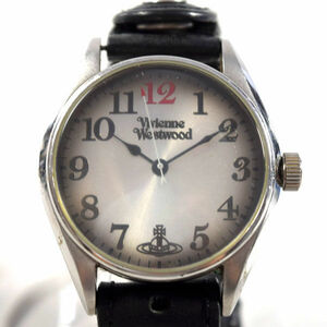 ■ ヴィヴィアンウエストウッド ヘリテージ 腕時計レザー ブラック メンズ クオーツ VV012BK (0990009453)