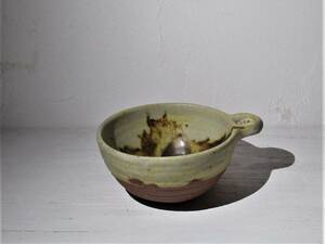 カナダ Vintage Studuo pottery『鉄釉打掛』手付カップ デッドストック ★民藝スタイル レトロ スタジオ陶器 ★【ece38】WBB/cr/陶芸