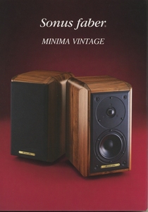 Sonus faber MINIMA Vintageのカタログ ソナス・ファベール 管5791s