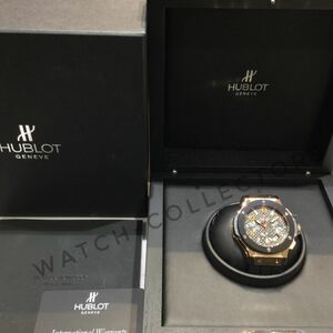 【ほぼ未使用品・正規品】HUBLOT ビッグバン ゴールド セラミック 301.PB.131.RX ラバーベルト K18 定価451万円 保証書付き 44mm