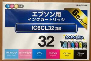未使用　エレコム　いろはインク エプソン IC6CL32　互換 6色セット