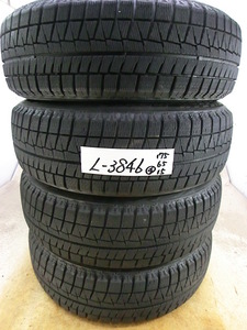 L-3846 中古スタッドレス ブリヂストン BLIZZAK REVO GZ 175/65R15 84Q (4本)