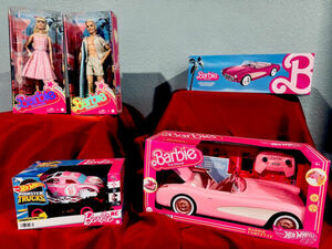 The Barbie Movie Bundle, Barbie, Ken, AMC Barbie Popcorn Car, Barbie Truck, 2023 海外 即決
