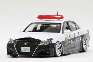 1/24 アオシマ　210クラウンアスリート後期　パトカー　完成品