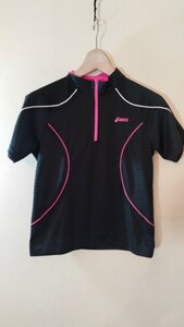 アシックス トレーニングシャツ 半袖シャツ アンダーシャツ ASICS レディース Mサイズ ポロシャツ Tシャツ