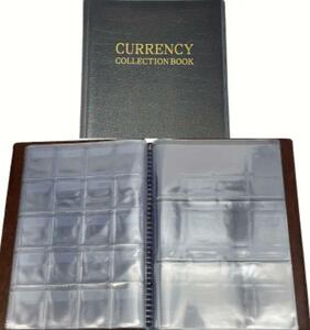 大容量大型コイン収納ブック コインミックスコレクションブック(黒色)