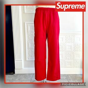 ◆新品◆Supreme Utility Pocket Sweatpant Red L シュプリーム ユーティリティーポケット スウェットパンツ ズボン ジャージ レッド 21SS