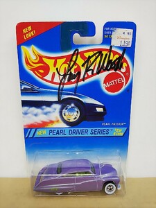 ■ HOTWHEELSホットウィール 13279 PEARL DRIVER SERIES 2/4 PEARL PASSION パールパッション　ラリーウッド直筆サイン入り ミニカー