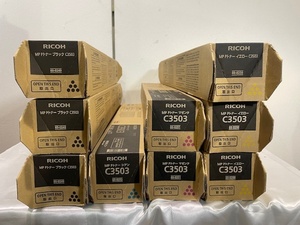 【大阪発】☆純正未使用品☆【RICOH】MP Pトナー C3503（K×3・C×1・M×2・Y×3）★9本セット★　(5664)