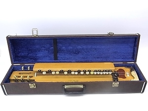 h0051 大正　琴伝流　弦楽器　和楽器　琴　ハードケース付き
