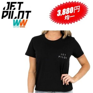 ジェットパイロット JETPILOT Tシャツ マリン 3880円均一 送料無料 コープ レディース S/S TEE W20009 ブラック 14/XL
