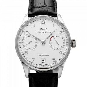 IWC ポルトギーゼ 7DAYS IW500104 シルバー文字盤 中古 腕時計 メンズ