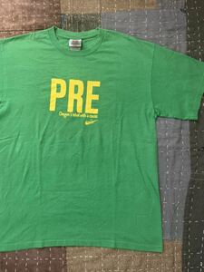 90s nike PRE スティーブ プリフォンテーン vintage Tシャツ oregon オレゴン ナイキ 筆記体 ビンテージ ランナー runner