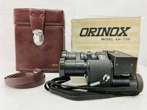 ORINOX 双眼鏡カメラ MODEL AAI-720 フィルムカメラ 動作未確認 ケースあり ブラック 