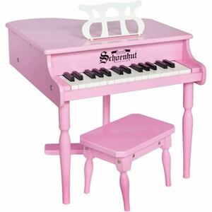 BIGセール　お祝い、お誕生日プレゼント　トイピアノ　ベンチ付きお子様向け pink 30鍵盤　送料無料　¥12990→¥8990