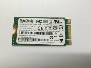 A15781)SanDisk SDSA6MM-016G-1006 16GB 269回11224Hr 現状品 中古動作品