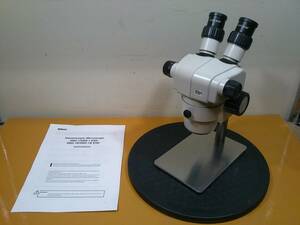 実動 ニコン SMZ-1 ズーム式双眼実体顕微鏡 眼鏡対応 模型塗装　
