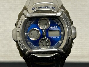 A2　CASIO　カシオ　G-521SCD　2738　G-SHOCK　ジーショック　メンズ腕時計　ブランド腕時計　青文字盤　現状品