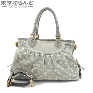 101721192 ルイヴィトン LOUIS VUITTON ネオカヴィ MM M95837 グリ モノグラムデニム 2way ショルダーバッグ ハンドバッグ レディース A