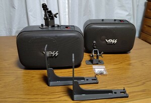 JVC コンパクトスピーカー PS-S202B 2ホーン&専用スタンド 2個付き！【美品】