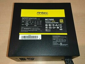 Antec 750W ATXセミプラグイン電源 NE750G 80PLUS-GOLD 動作確認品 プラグインケーブルなし (O41918)