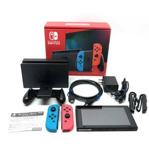 tu056 任天堂 Nintendo Switch ネオンブルー ネオンレッド ※中古