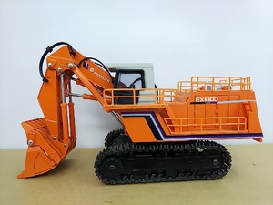 ■ Marushinマルシン HITACHI Giant Excavator EX1800 日立 ジャイアント エクスキャベイター ユンボ 1/60 ダイキャストモデルミニカー