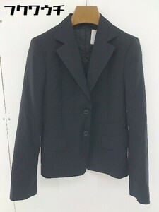 ◇ COMME CA DU MODE コムサデモード 2B 長袖 テーラードジャケット サイズ9 ブラック レディース