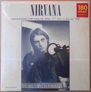 ■新品■Nirvana ニルヴァーナ/broadcasting live April 17th, 1987 & SNL-TV 1992(LP) カラーGREEN)レコード