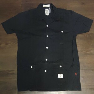 ベドウィン　キューバシャツ　黒　ブラック　サイズ3