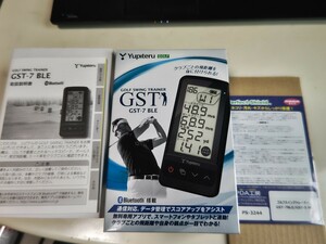 【中古品】Yupiteru　ゴルフスイングトレーナー　GST-7 BLE 箱有り　オマケ付