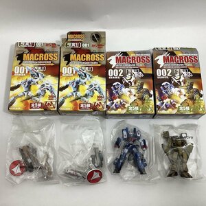 内袋未開封 ムービック 海洋堂 マクロス スーパーディメンションフィギュア シリーズ001 VF-1A バルキリー 002 VF-1J MBR-04-MkIV 等　4体