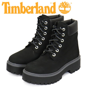 Timberland (ティンバーランド) A5RH5 HRTG PLTFRM 6IN WP 6インチプレミアムウォータープルーフ プラットフォーム ブーツ レディース Blac