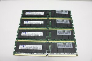 MA69【中古】Samsung DDR2 PC2-5300P ECC Registered 8GB 4枚セットで32GB
