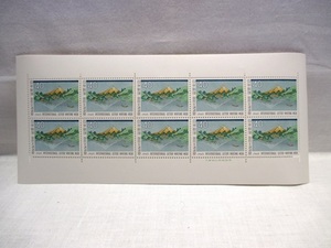 記念切手　国際文通週間 三坂水面（1965年） 40円×10枚 1シート