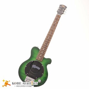 ■ ピグノーズ ギター アンプ内蔵 ミニギター 弦楽器 エレキギター グリーン クリップチューナー等 付属品付き