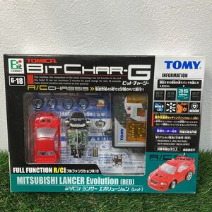 a004 新品 TOMY トミー BITCHAR-G トミカ TOMICA G- ビットチャージー 三菱ランサー エボレーションR/C ラジコン