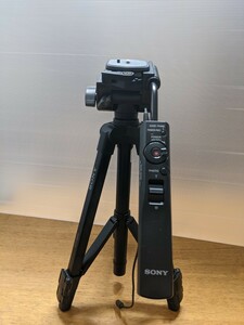 IY1101 SONY VCT-50AV リモコン 三脚 ビデオカメラ ハンディカム/ソニー 動作未確認 現状品 JUNK