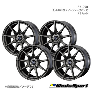 WedsSport/SA-99R GR86 ZN8 アルミホイール4本セット【18×7.5J 5-100 INSET45 EJ-BRONZE】0073902×4