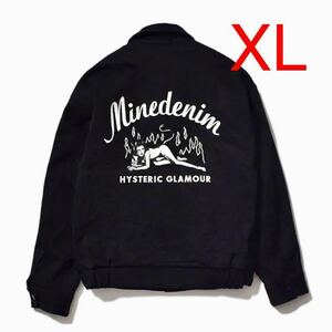 XL MINEDENIM HYSTERIC GLAMOUR F.Black Denim JACKET BLACK マインデニム ヒステリックグラマー コラボ ジャケット 黒 キムタク ラスト1