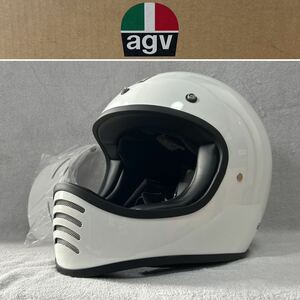 ★ agv エージーブイ X101 WHITE XLサイズ フルフェイスヘルメット アジアフィット バイザー付き 新品 A50508-7