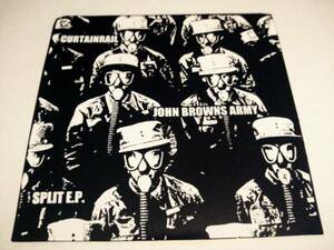 CURTAINRAIL／JOHN BROWNS ARMY - Split [7EP] Gloom Records 008
